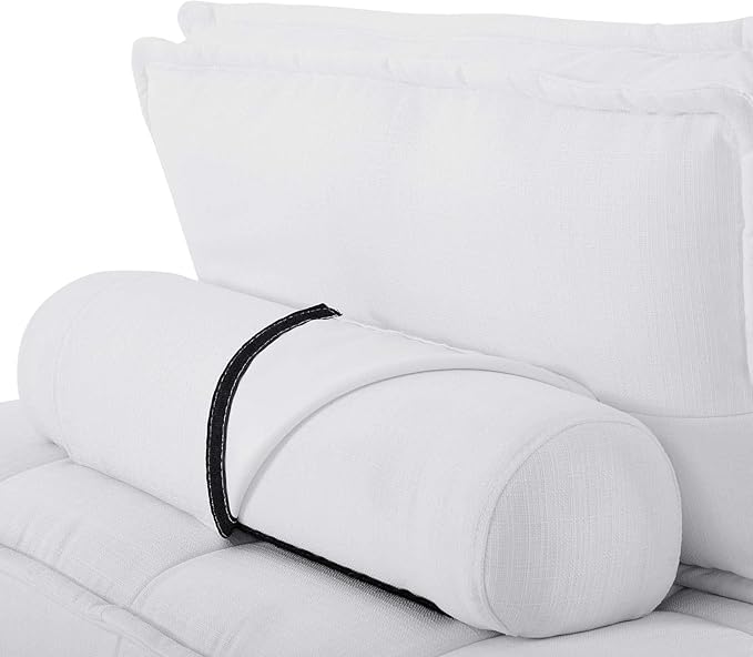 Modway Saunter, 5-Piece Sectional Sofa, White
