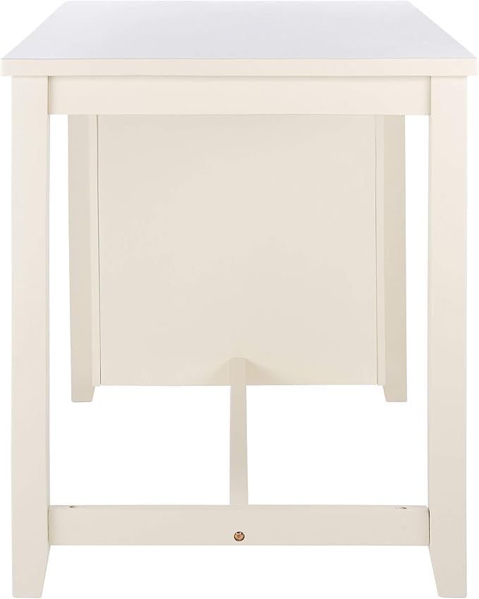 Safavieh Home Collection Aero White 36-inch Rectangle Storage Dining Counter Table