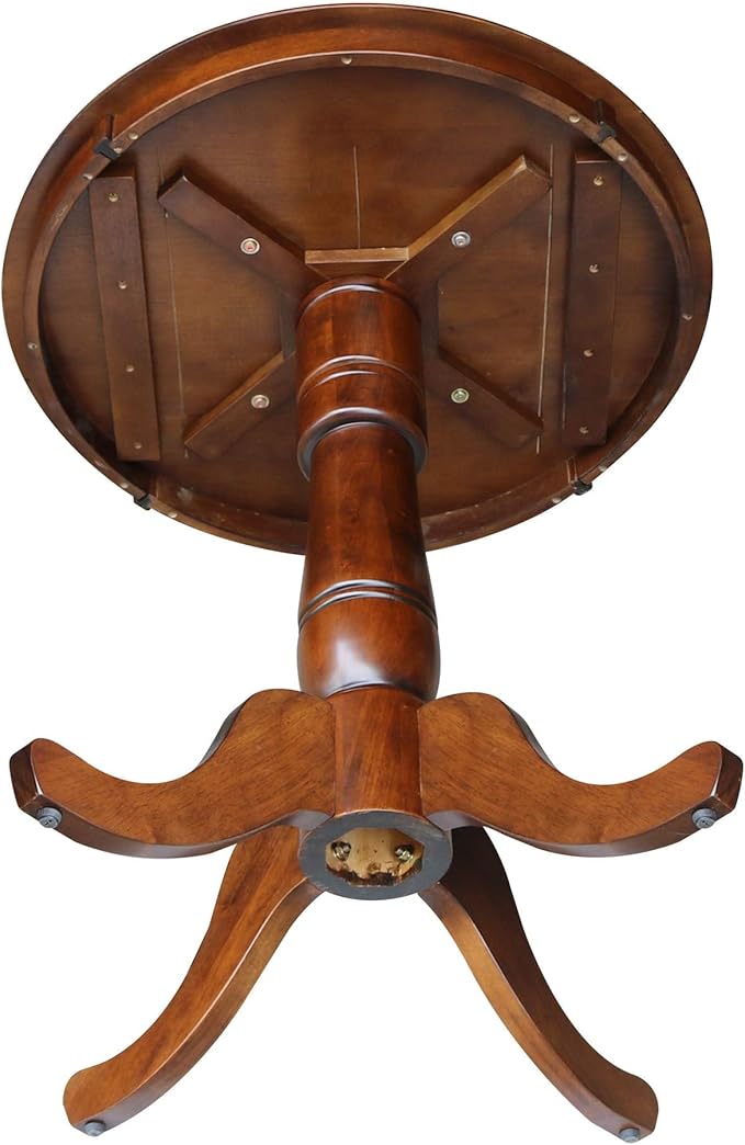 International Concepts 30" Round Top Counter Table in Brown