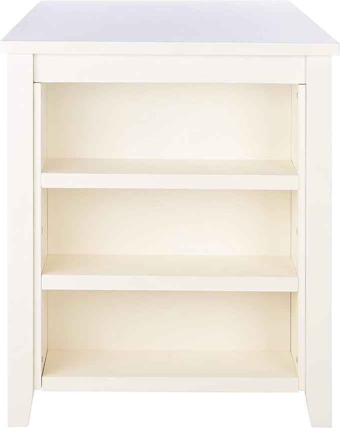 Safavieh Home Collection Aero White 36-inch Rectangle Storage Dining Counter Table