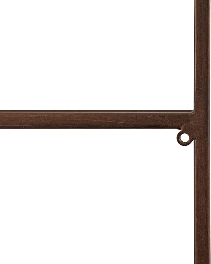 Kate and Laurel Ciel Three-Tiered Wall Shelf; 21 x 30; Bronze; Decorative Floating Shelf Storage and Wall Organizer for Over Toilet Storage Bathroom Display