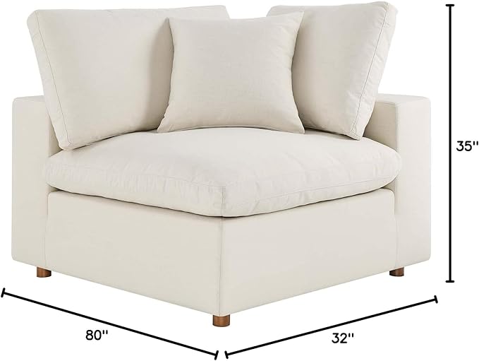 Modway Commix Down-Filled Overstuffed Upholstered Loveseat