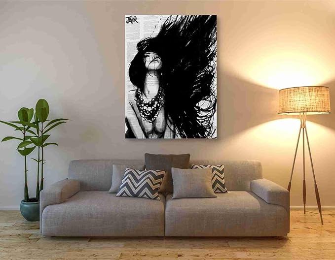 Epic Graffiti 'Amazonia' by Loui Jover, Canvas Wall Art, 40"x54"