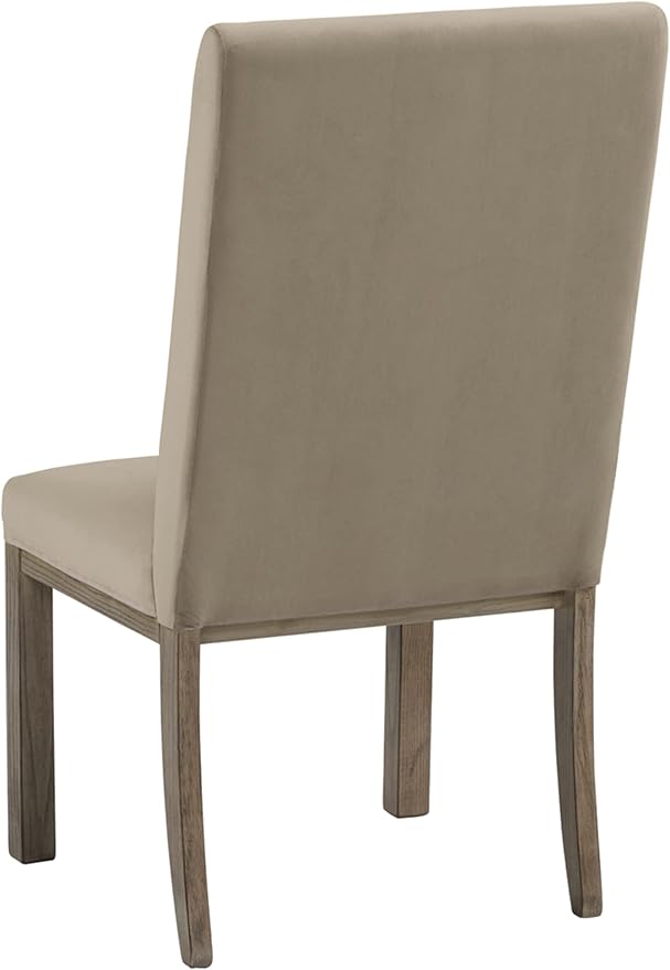 Signature Design by Ashley Chrestner Contemporary Upholstered Dining Chair, 2 Count, Gray & Brown