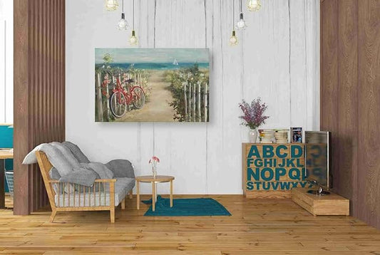 Epic Graffiti 'Summer Ride Crop' by Danhui Nai, Canvas Wall Art, 40"x26"