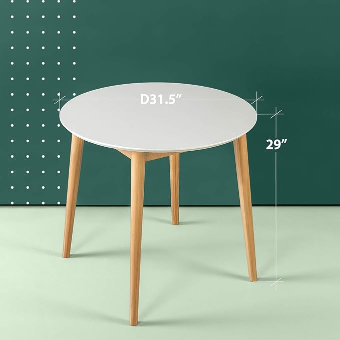 ZINUS Lloyd 32 Inch Wood Dining Table, Kitchen Table, Table Only, Easy Assembly