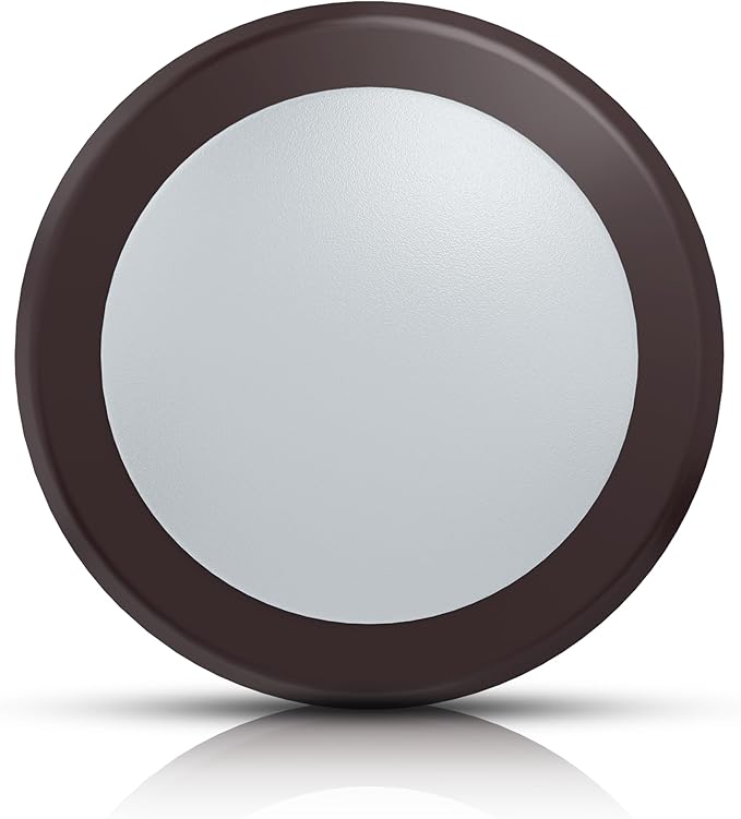 ECOELER 6 Inch 16.5W Dimmable LED Disk Light Flush Mount Ceiling Fixture, Aluminum Baffle Bronze Trim- Round Flush Mount Recessed Retrofit, 3000K Warm White, 1000lm, ETL Listed