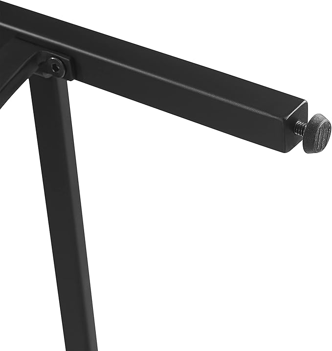 Crosley Furniture Ellery Upholstered Seat Counter Height Bar Stools Set of 2, Gray/Matte Black