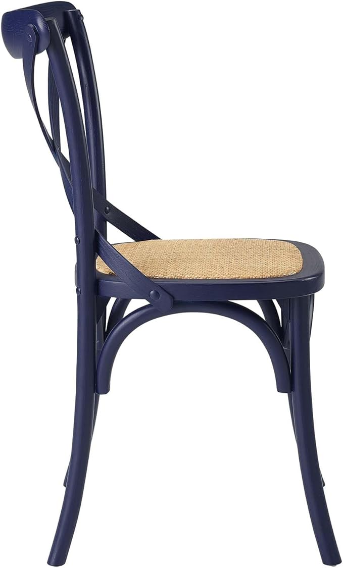 Modway Gear Dining Side Chair, Midnight Blue