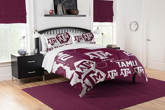 Northwest NCAA Unisex-Adult Comforter and Sham Set
