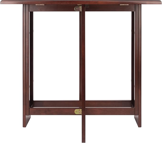 Winsome Clara Foldable Dining Table, 47" Wide, 30" High, Walnut