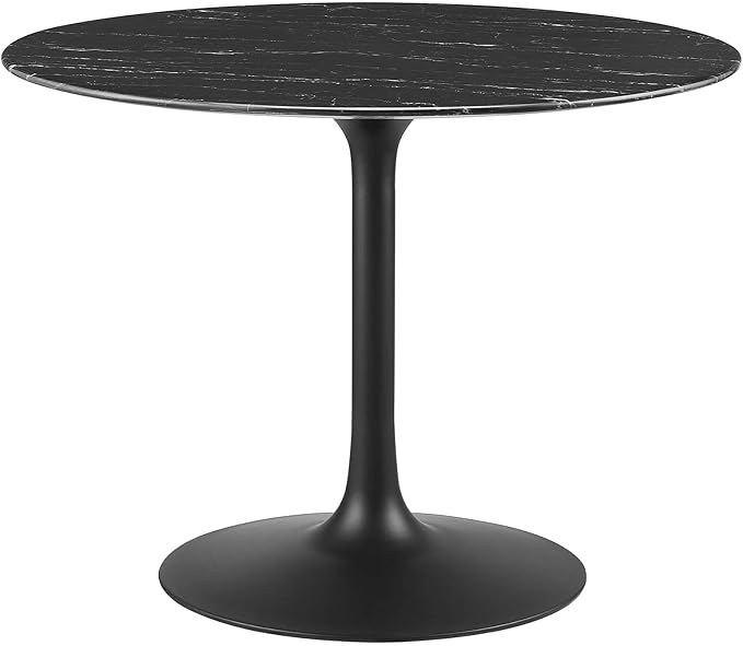 Modway Lippa Dining Table, 40", Black Black