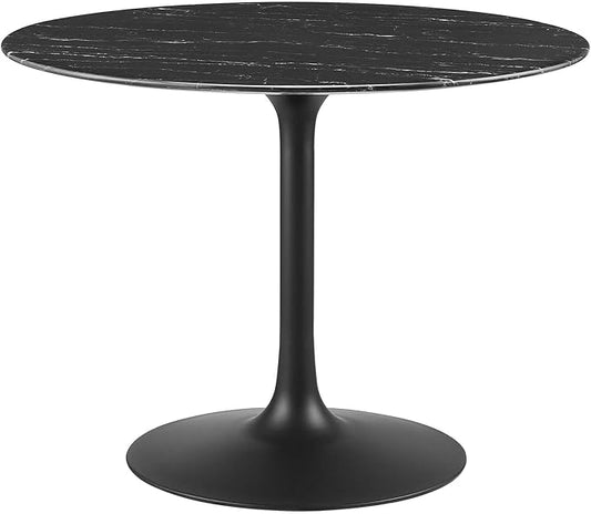 Modway Lippa Dining Table, 40", Black Black