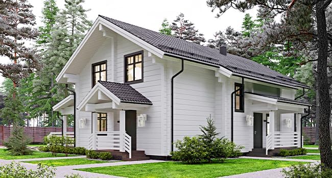 Dusk to Dawn Porch Lights with GFCI Outlets Waterproof Outdoor Wall Lights Exterior Lighting Fixtures Modern Outside Lights Wall Mount for House Patio Garage,White,11.8''H, 2 PC