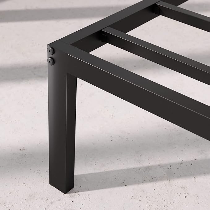 ZINUS Yelena 14 Inch Metal Platform Bed Frame, Steel Slat Support, No Box Spring Needed, Easy Assembly, King