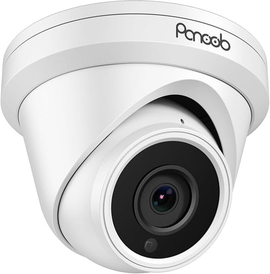 POE Outdoor Security Camera 4K 8MP UltraHD Commercial Wired Dome IP Surveillance Camera with Human Vehicle Detection Built-in Microphone IP67 Weatherproof 100ft IR Night Vision Model PD93A-4K-1