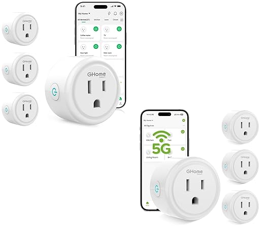 GHome Smart Plug 5G 15A and 2.4G 10A
