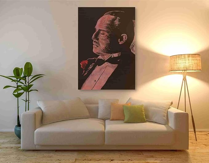 Epic Graffiti 'Brando-Godfather' by Giuseppe Cristiano, Canvas Wall Art, 40"x60"