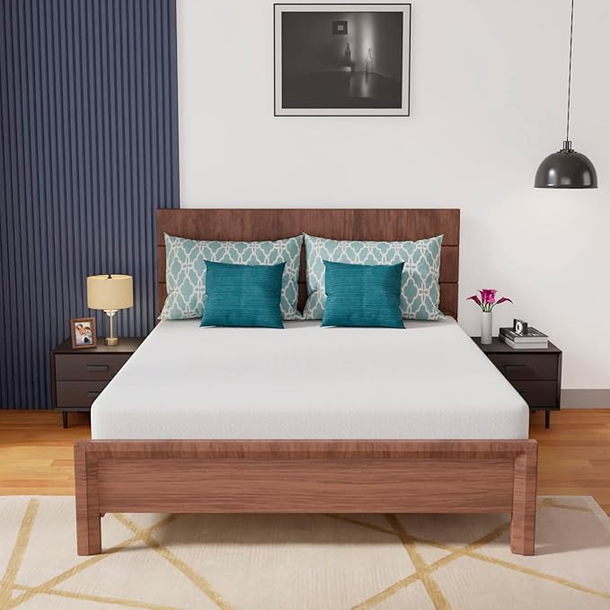 PayLessHere Gel Memory Foam Mattress Wave Comfort Foam Mattress 8 inch，CertiPUR-US Certified,Breathable Bed for Cooler Sleep Supportive & Pressure Relief,Removable Soft Cover,White Twin