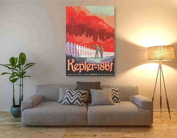 Epic Graffiti 'Visions of the Future: Kepler-186f' Canvas Wall Art, 40" x 60"