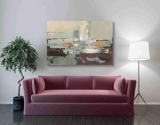 Epic Graffiti 'Morning Haze' by Silvia Vassileva, Canvas Wall Art, 40"x60"