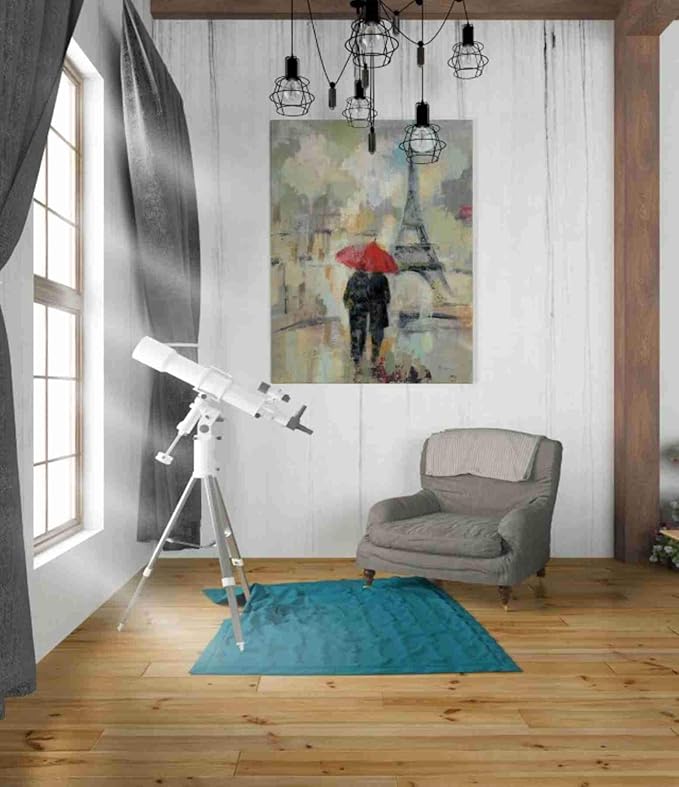 Epic Graffiti 'Rain in the City II' by Silvia Vassileva, Canvas Wall Art, 26"x34"