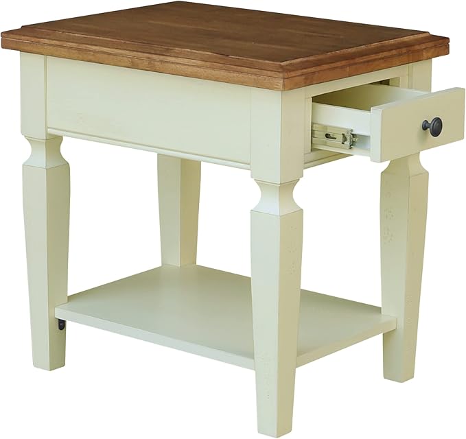 IC INTERNATIONAL CONCEPTS Vista Solid Wood End Table