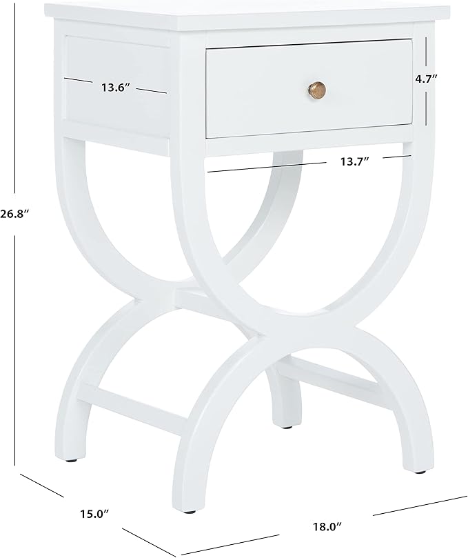 Safavieh American Homes Collection Maxine Shady White Accent Table