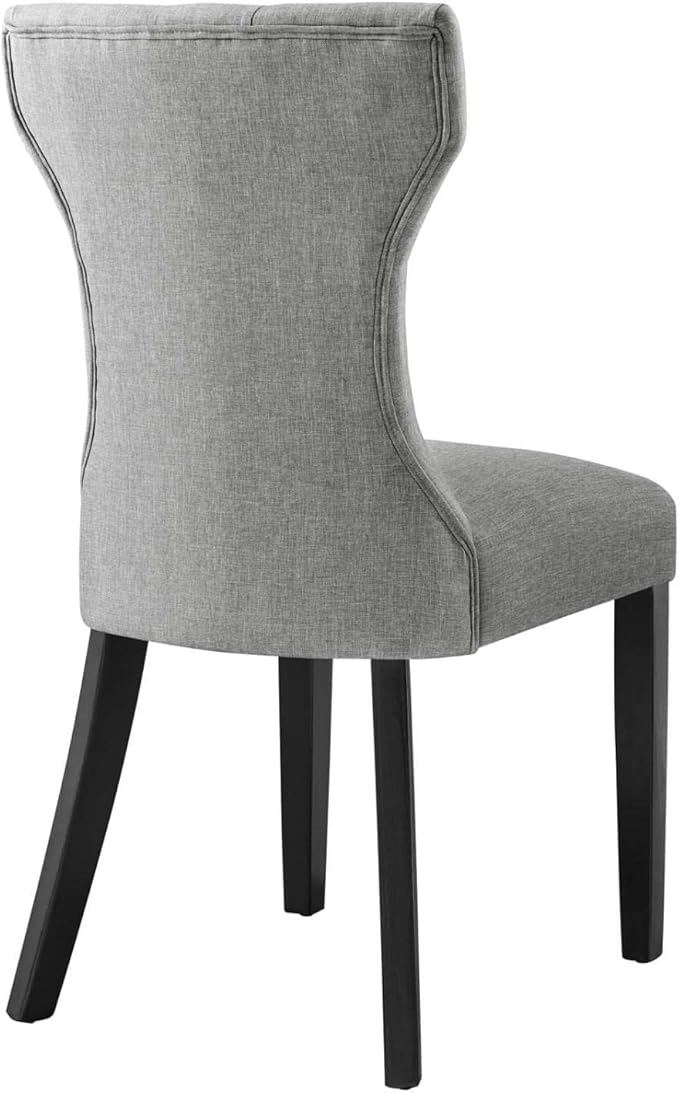 Silhouette Dining Side Chair in Light Gray