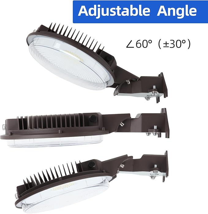 120W LED Barn Light,Dusk to Dawn Outdoor Lighting with Photocell and Mount arm, 5000K Daylight 15600LM,IP65 Waterproof Adjustable Angle Outdoor Flood Light for Yard Garage Securtity Area
