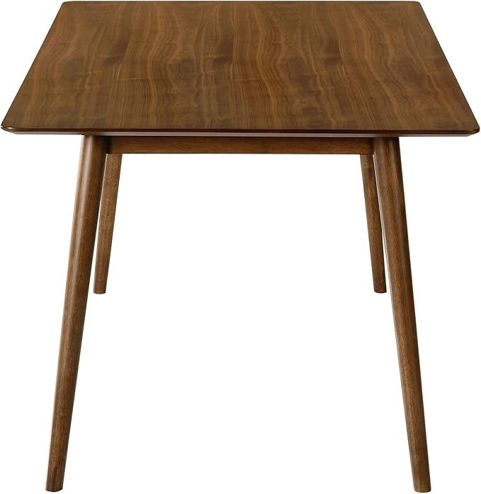 Armen Living Westmont 59" Rectangular Dining Table in Walnut Wood