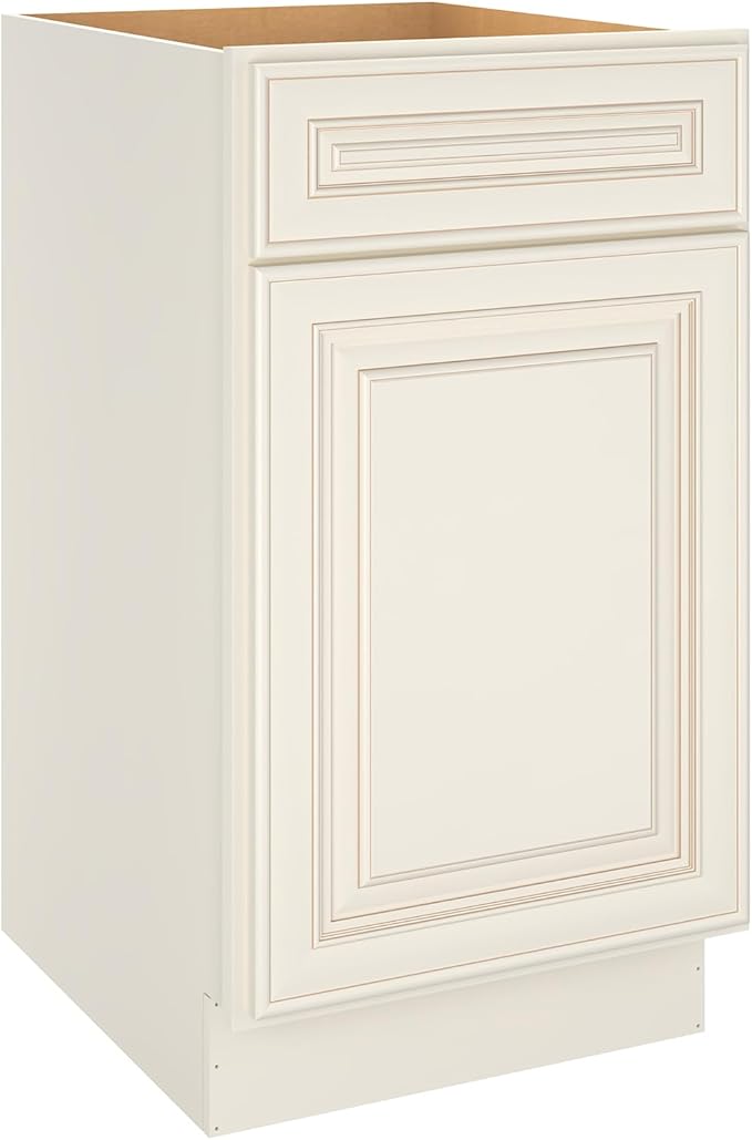 LOVMOR Kitchen Base Cabinets with Sideboard Storage, Entryway Cabinet, 1-Drawer & Adjustable Shelf, 18" W x 24" D x 34-1/2"H