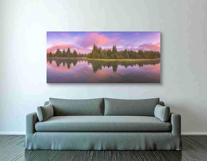 Epic Graffiti 'Snake River Sunrise' by Darren White, Canvas Wall Art, 30"x60"