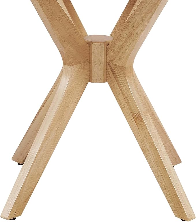 Modway EEI-6558-OAK Crossroads 24” Round Wood Side Table, Oak