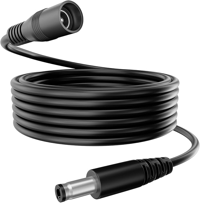 25 ft Extension Cable Compatible with Moen Flo Smart Water Shutoff Sensor 900-001 900-002 900-006 920-003, Replacement Power Cord for Moen Flo Smart Water Monitor and Automatic Shutoff