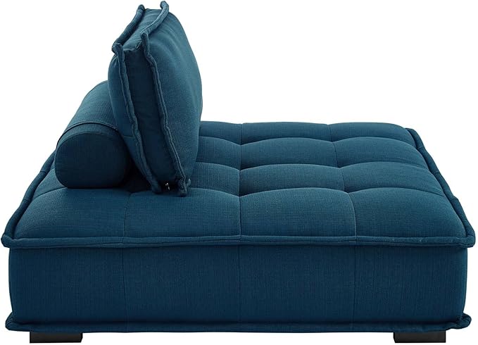 Modway Saunter, 4-Piece Sectional Sofa, Azure