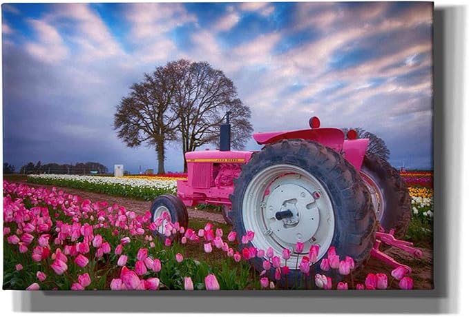 Epic Graffiti 'Jane Deere' by Darren White, Canvas Wall Art, 18"x12"
