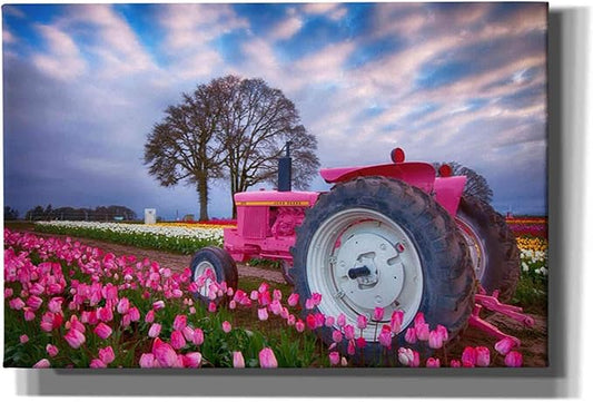 Epic Graffiti 'Jane Deere' by Darren White, Canvas Wall Art, 18"x12"