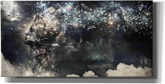 Epic Graffiti 'Coma' by Cameron Gray, Canvas Wall Art, 30"x60"