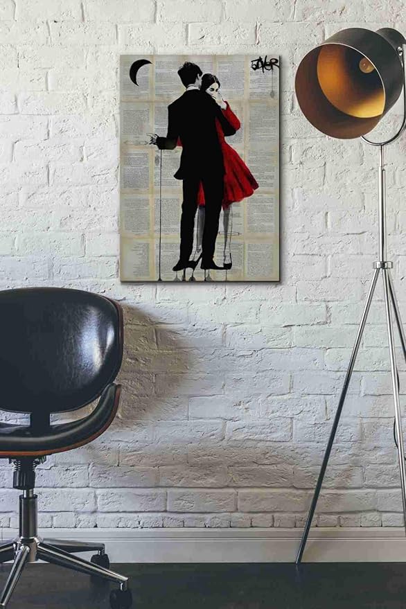 Epic Graffiti 'True Romance' by Loui Jover, Canvas Wall Art, 18"x26"
