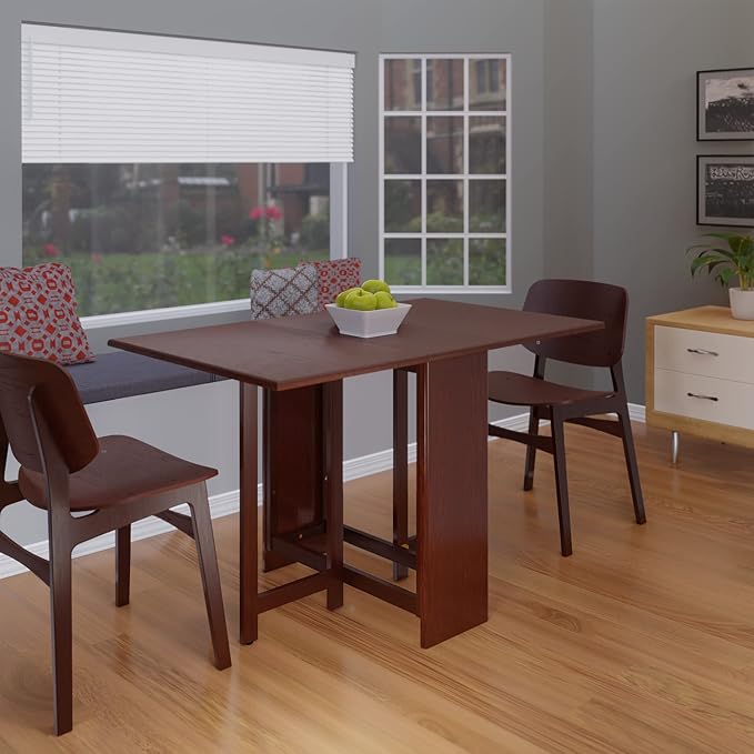 Winsome Clara Foldable Dining Table, 47" Wide, 30" High, Walnut