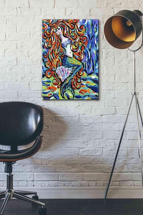 Epic Graffiti 'Ocean Friends III' by Carolee Vitaletti, Canvas Wall Art, 18"x26"