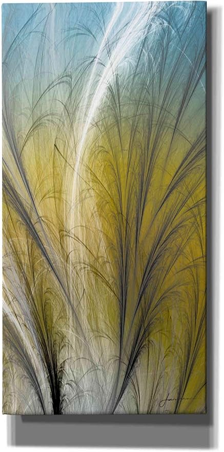 Epic Graffiti 'Fountain Grass III' by James Burghardt, Canvas Wall Art, 30"x60"