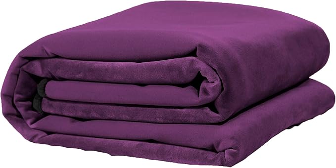 Avana Waterproof Throw - Sensual Blanket for Adults - Made in The USA - King Size, Micro-Velvet Purple