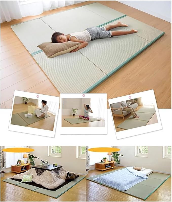 Folding Mattress Single, 3.5cm Trifold Mattresses Bed, Floor Foldable Mattresses, Space-Saving for Travel, Camping, Guest Bed, Studio, Dorm