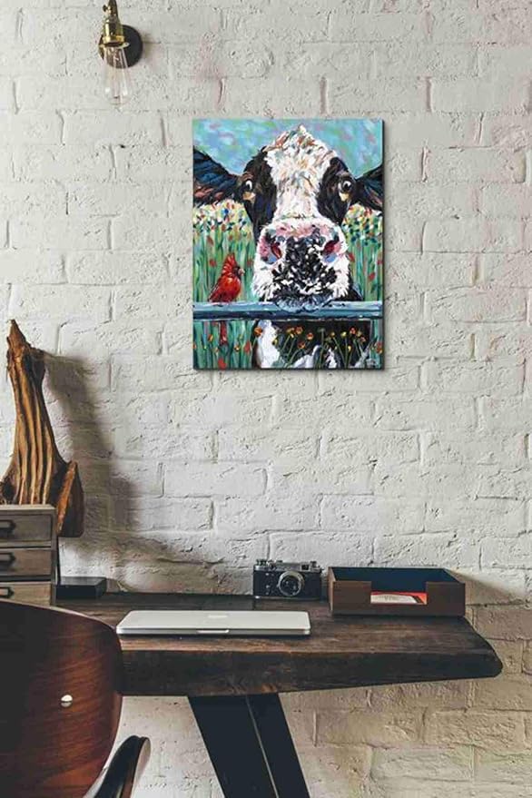 Epic Graffiti 'Farm Buddies I' by Carolee Vitaletti Canvas Wall Art, 12"x16"