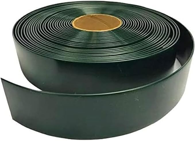 1.5" Wide x 20' Roll Vinyl Strap for Patio Chairs, Lawn Furniture, and Deck Chairs, Make Your Own Replacement Straps, Plus 20 Free Fasteners, (Green)