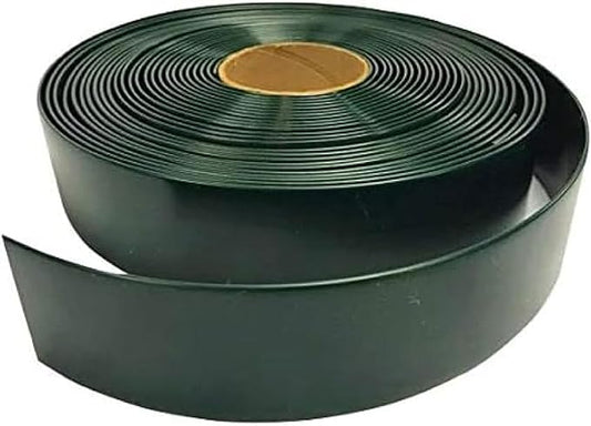 1.5" Wide x 20' Roll Vinyl Strap for Patio Chairs, Lawn Furniture, and Deck Chairs, Make Your Own Replacement Straps, Plus 20 Free Fasteners, (Green)