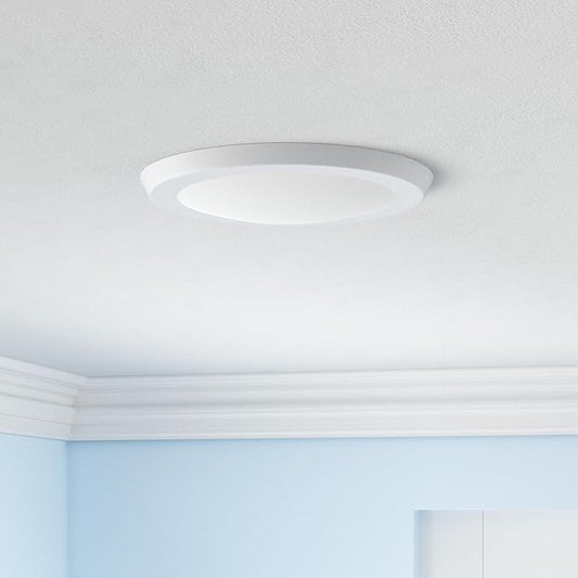 Sunco 96 Pack LED Disc Lights Ceiling 6 Inch, Flush Mount Disk Light, Recessed Can Lighting, 1050 LM, 15W (75W Equivalent), 5000K Daylight, Dimmable, Damp Rated ETL