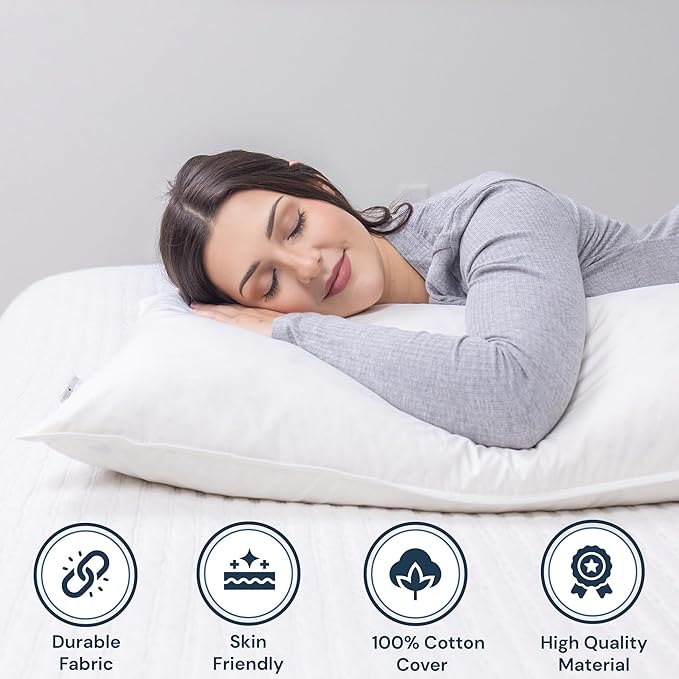 Luxury Premium Polyester Full Body Pillows for Adults - 3 Different Sizes for All!